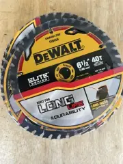 Lot of 25 New Dewalt Elite series 40t 6-1/2 inch Circ Saw Blades DWAW61240