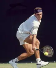 Nicolas Pereira of Venezuela against David Wheaton USA during the - Old Photo