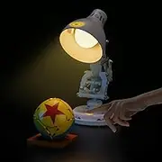 LocoLee Touch Light kit Compatible with Lego 21357 Pixar Luxo Jr - No Model Only Light, LED Lighting Accessories Compatible with Lego Ideas 21357 Pixar Small Table Lamp (Touch Version)