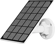 [NIVIAN] Solar Panel for IP Security and CCTV Cameras with Battery Compatible with Ezviz C3A and BC1C Outdoor IP65 Micro USB Plug DC 5V 3W Cable 3M
