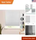22'' W x 64'' H Grey Cellular Shades - Versatile Cordless Room Darkening Blinds