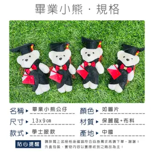 畢業小熊 (公仔) 畢業熊 學士服 熊玩偶 布偶熊 玩具熊 畢業典禮 畢業禮物 禮贈品 (4.1折)