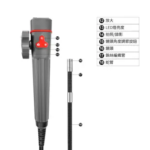 管道內視鏡 蛇管攝影機 管路內視鏡 工業鏡頭 延伸鏡頭 內窺鏡 VBA3603MS 3米蛇管 鏡頭可轉向