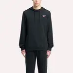 Reebok Identity French Terry Logo Pullover Hoodie Black/White/Vector Red