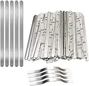 Nose Bridge Strips for Mask, Aluminum Metal Nose Strip, Adjustable Nose Clips Wire for DIY Face Mask Making Accessories for Sewing Crafts,100Pcs