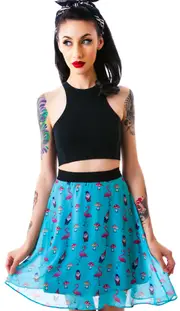 Flamingo Apron Skirt