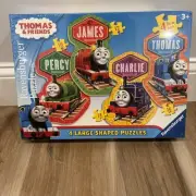 Ravensburger Thomas & Friends 4 Large Puzzles Brand New Factory Sealed