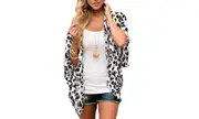 Women's Chiffon Lightweight Top - Leopard print