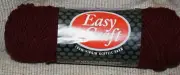 Easy Craft TMA Burgundy Yarn Crochet Craft Yarn 3 Skeins