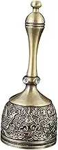 Perfk Hand Cranked Bell Restaurant Food Delivery Bell Multipurpose Party Supplies Artwork Modern Loud Bells for Party, Type A