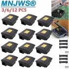 3-12 Pcs Defence Rat Bait Station Trap Lockable Control Box Rodent Poison Mouse