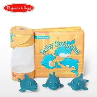 在飛比找PChome24h購物優惠-Melissa Doug 洗澡玩具書~海豚寶寶