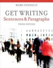 Get Writing: Sentences and Paragraphs by Mark Connelly: New