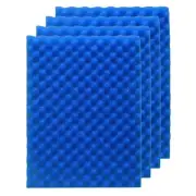 4 Pack Aquarium Filter Media Bio Sponge Pad 16 x 12 x 1 inch, Fish Pond Foam ...
