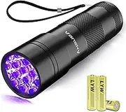 Vansky UV Flashlight Black Light,12 LED Ultraviolet Detector for Dog/Cat/Pet Urine & Dry Stains Detection On Carpets/Rugs/Floor