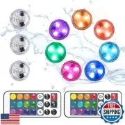 VSKIA Mini Submersible LED Lights, Waterproof Flameless Candles LED Tea Light