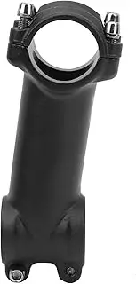 ANKROYU Aluminum Alloy Bike Stem Mountain Bike Handlebar Stem Adjustable ±7° Angle Short Stem Shock Absorption Design for Road Bikes Mountain Bikes Cycling Accessories Black 31.8mm