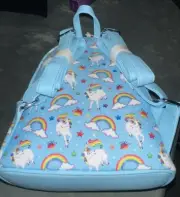 Loungefly Lisa Frank Markie Allover Print Mini Backpack. New W/Tags. W/rainbows