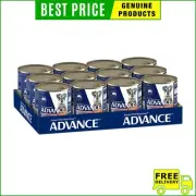 ADVANCE All Breed Chicken Salmon with Rice Cans 700G*12 1Pack Wet Dog Food Adult