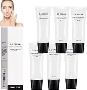 CC cream self- adjusting for mature skin, Skin Tone Adjusting CC Cream, Face Sunscreen and Foundation, CC Cream for Brightening Skin Tone, CC Cream for Older Women Correcting Moisturizer (6pcs)