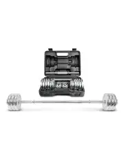 [LSG] Dumbbell and Barbell 30kg 2-in-1 Set in Black