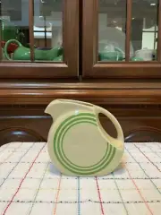 Fiesta Juice Pitcher Green Stripe HLCCA Exclusive Pristine First Quality