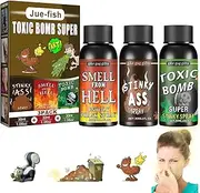 WUSANNA 3 Bottles of Stink Bombs, Fart Spray, Fart Spray, Fart Spray, Fart Spray, Stink Bomb, Halloween Prank Toy for Farting Children and Adults