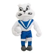 Canterbury Bulldogs NRL Plush MASCOT Teddy Bear Sublimated Embroidered