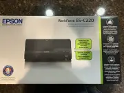 Epson WorkForce ES-C220 Wireless Compact Desktop Document Scanner NEW OPEN BOX