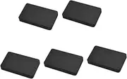 KALLORY 5sets Mini Blank Cards Study Flashcards Thick Sheets Cue Cards for English Learning Black Kraft Paper Business Card Blanks 100pcs*5
