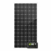 250W 12V Solar Panel Kit Mono Fixed Camping Caravan Boat Power Battery