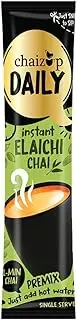 Green Velly Indian Daily 1 Min Chai - Cardamom Flavour - 14gm x 30 Sachet, Elaichi Tea, Easy to Make Instant Tea, Home Like Tea, Aromatic and Flavoured, (Cardamom, 420 gm)