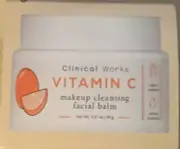 Clinical Works Vitamin C Makeup Cleansing Facial Balm 3 oz