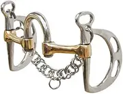 Showman Stainless Steel Slotted Correction Kimberwick Bit
