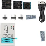 EZP2019 SPI Programmer, USB 2.0 12Mbps High Speed 24/25/26/93 Series Flash Programmer with 3 Tested Base, Support Offline Copy