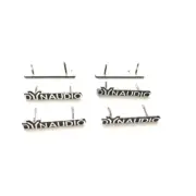4pcs Replacement Dynaudio Badge Emblem Logo Speaker Car Aftermarket