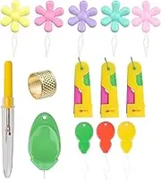 Needle Threaders for Hand Sewing,Stitching Needle Threader - Portable Art Craft Accessories for Home Projects Embroidery Quilting Repairing Clothes