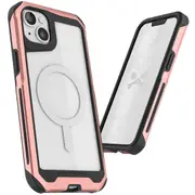 Ghostek iPhone 14 Plus Atomic Slim Aluminum Bumper Case with Magsafe Case Pink