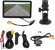 Gearwell Reverse Parking Monitor, 7in Backup Camera Display Wide Angle Rearview System for RV Trailer (丸いカメラ)