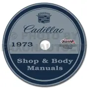 1973 Cadillac Shop Manual and Body Repair CD Eldorado Deville Fleetwood Calais (for: Cadillac)