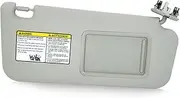 Renesemee Right Driver Side Sun Visor, Grey, for Toyota RAV4 2004-2005, Interior Replacement Part #74310-42370-B0