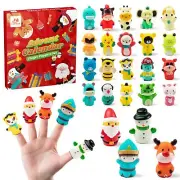 Vanmor Finger Puppets Advent Calendar 2022 for Kids Toddlers - Christmas Coun...