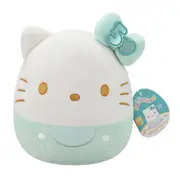 Squishmallows Hello Kitty Green 50th Anniversary Bows 20cm