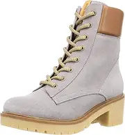 VERBENAS(ベルべナス) Berbenas Women's Mid Calf Boots, Lace-Up Heel Boots