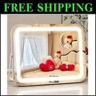 14x10 LED Lighted Makeup Mirror with 10X Magnification - Smart Touch Control