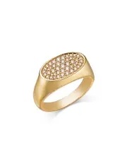 Bloomingdale's Fine Collection Men's Ring in 14K Yellow Gold with Diamonds, 0.50 tcw