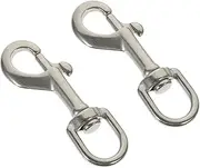 YARNOW 2Pcs Snap Hook Swivel Hook for Diving Gear Durable Heavy Duty Corrosion Resistant for Pet Leash