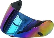Motorcycle Anti Scratch Helmets Lens Visor Motorcycle Helmet Goggles Suitable for HJ&C CL16 CL17 CLST(Rainbow)