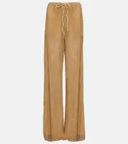 [LaQuan Smith] LaQuan Smith Sequin-embellished pants AU 10 gold