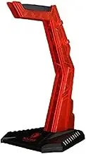 Headset Stand Headset Holder Professional Gaming Headset Bracket Headset Rack Earphone Display Shelf Universal Multifunctional Headphone Bracket Desktop Headset Holder (Color : Red)